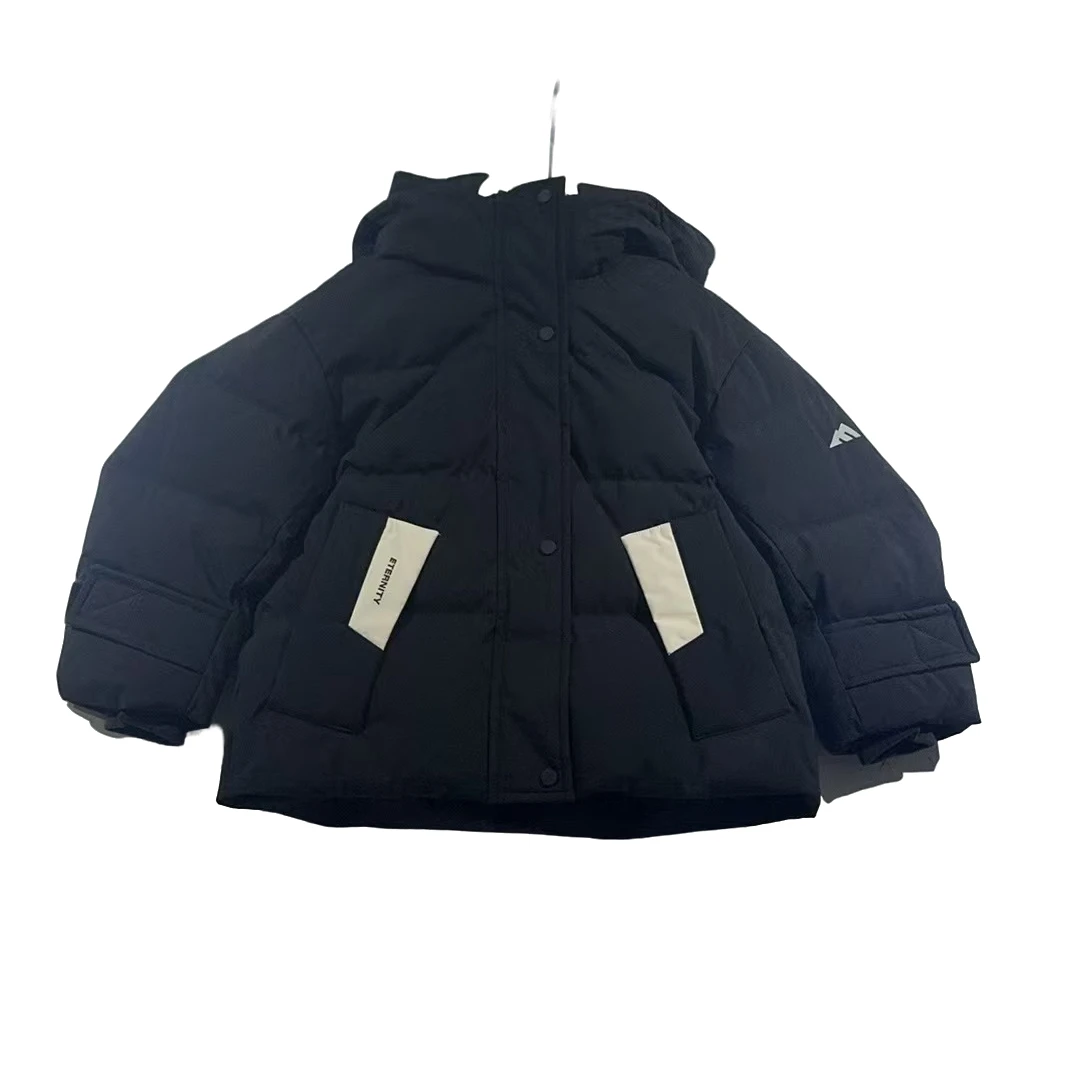 现货儿童时尚休闲防风中长款羽绒服6085款