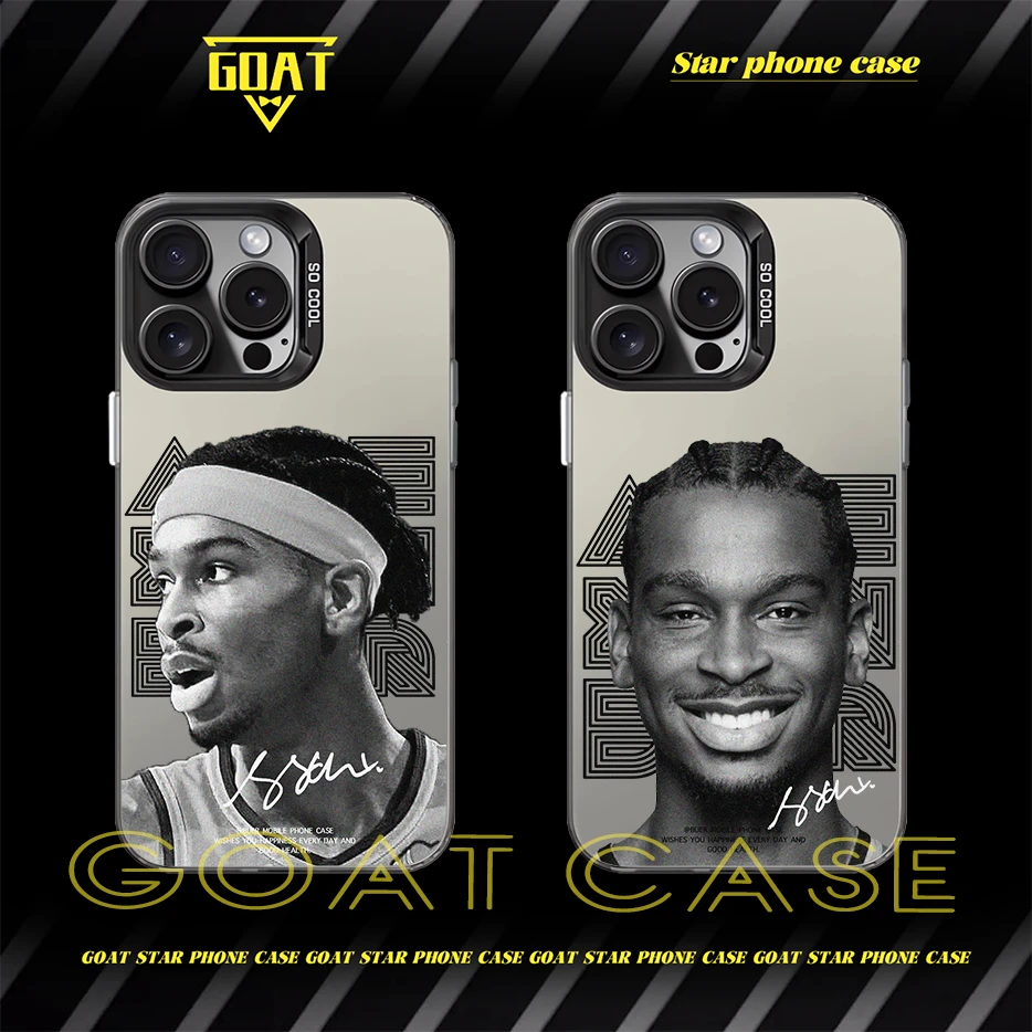 GOAT亚历山大SGA彩银NBA球星防摔手机壳【适用于苹果华为OPPO小米】