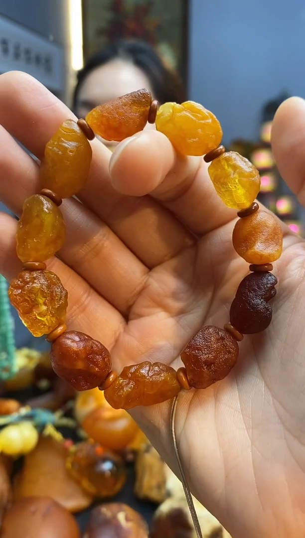 手串琥珀未镶嵌手串
