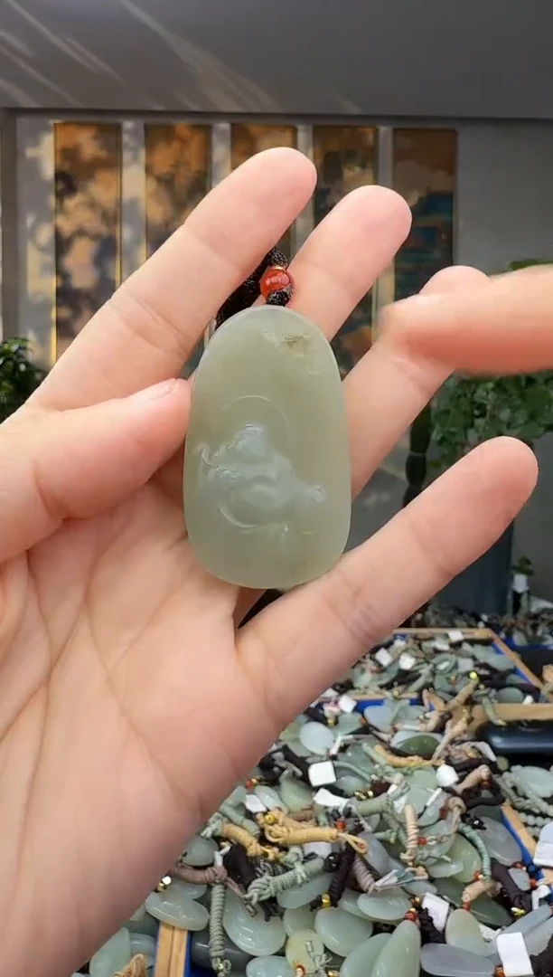 未镶嵌和田玉挂件拍一发一