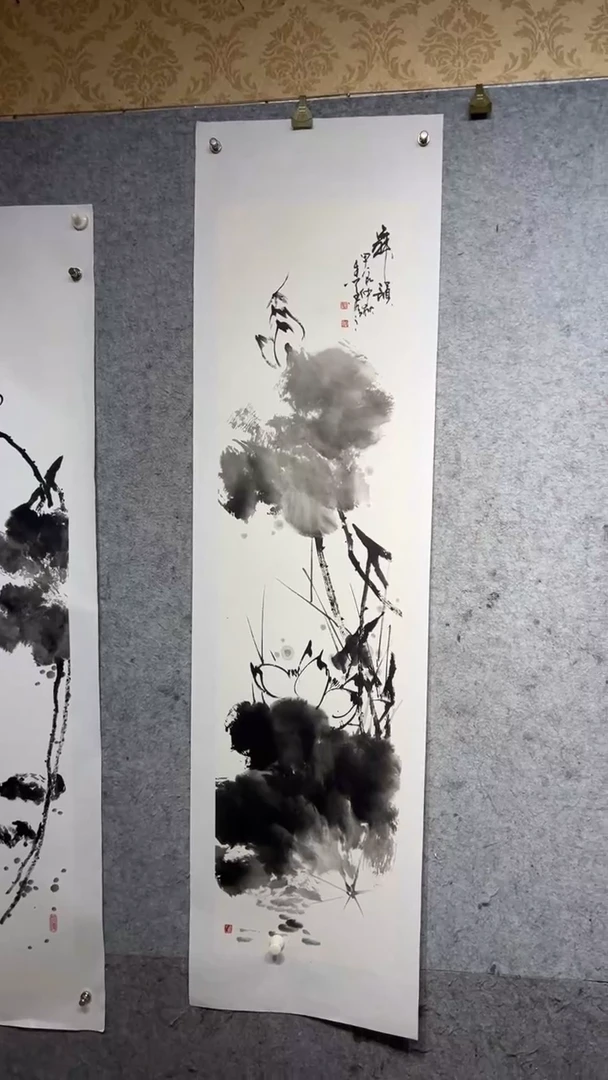 国画澹*张自学水墨画41