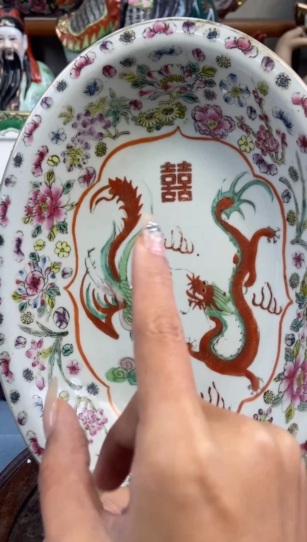 瓷片微瑕慎拍景德镇窑老厂瓷器单件