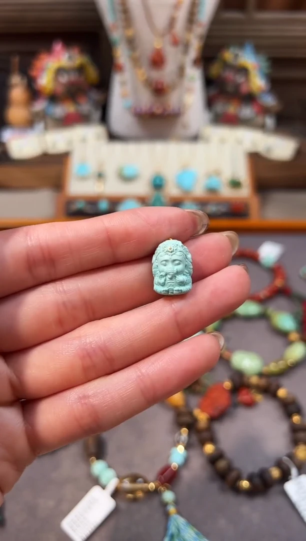未镶嵌绿松石配饰绿松石配饰象神