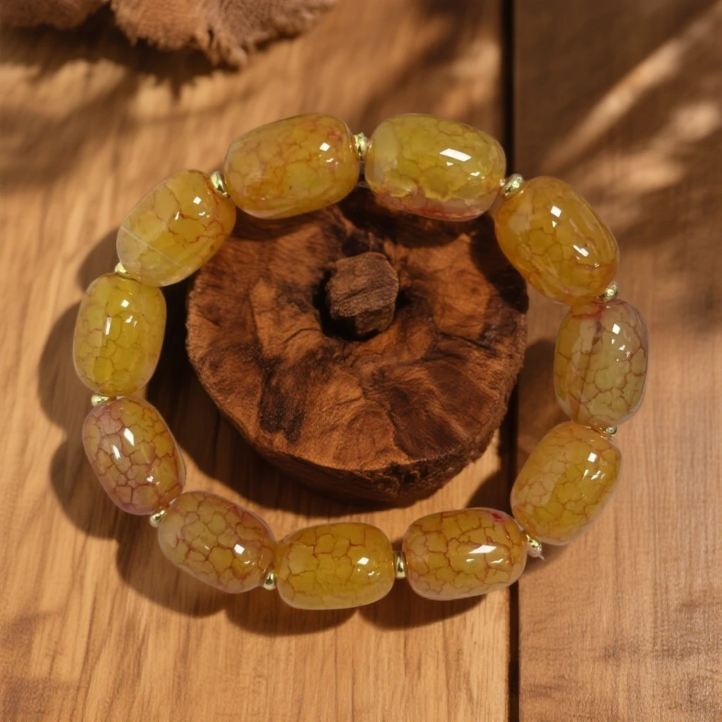 【大喜】橙红直筒12m手链KSU/WD2271精致手链女士多样性发一