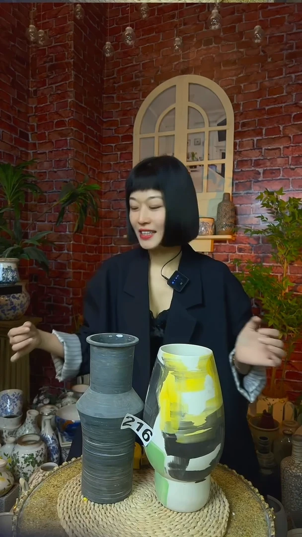 【闪购商品】陶瓷2个花盆