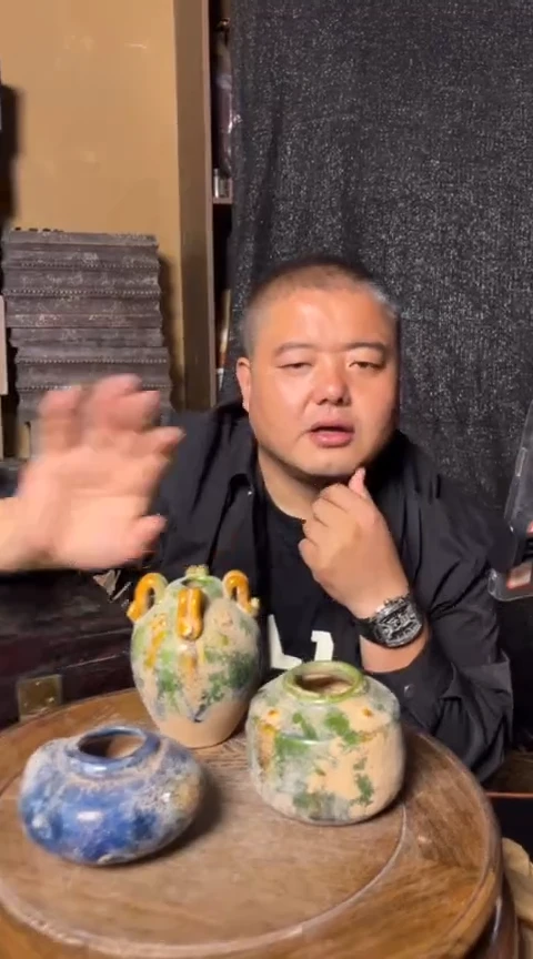 摆件景德镇陶瓷青花摆件46