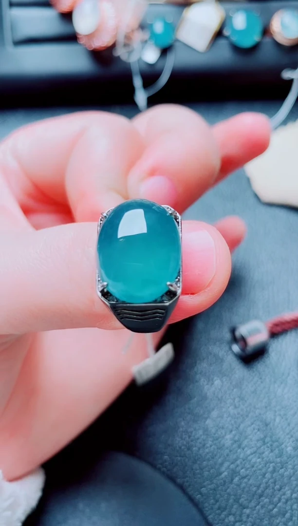 银S925镶嵌戒指翡翠1111