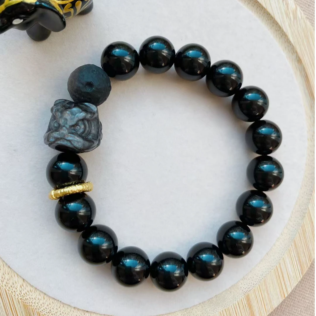 男士款-霸气助事业黑耀石手串