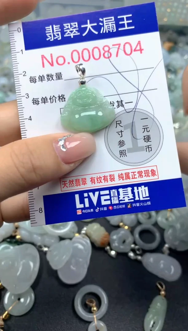 颈饰未镶嵌翡翠8704