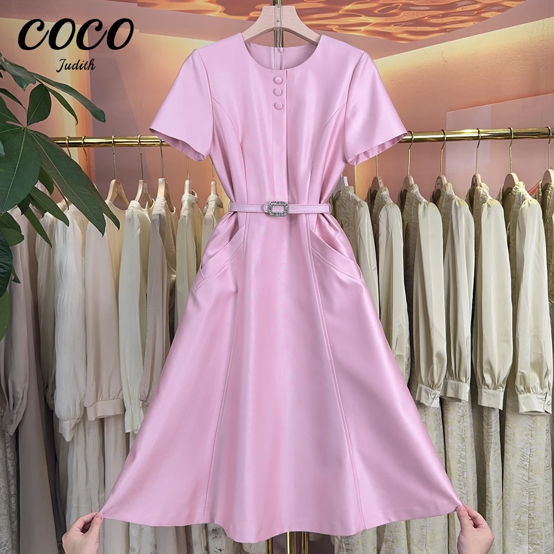 现货【RG1243】2025年时尚气质百搭减龄显瘦新款女装连衣裙