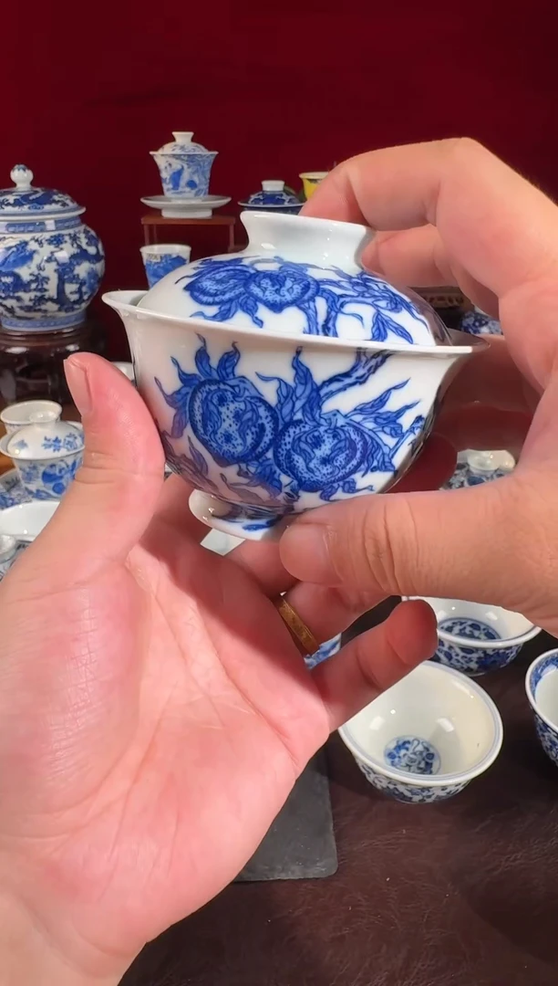 不二说瓷纯手绘杯