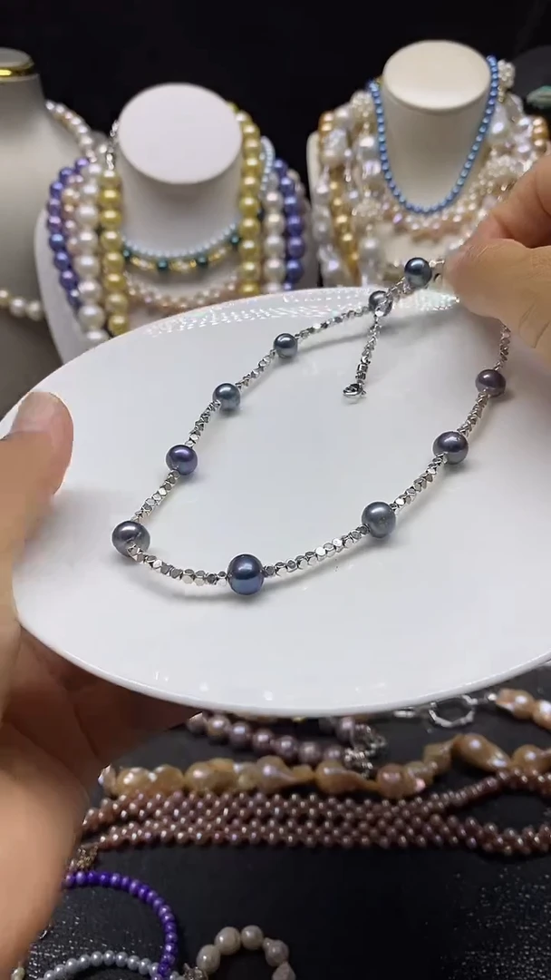 颈饰未镶嵌淡水珍珠多人