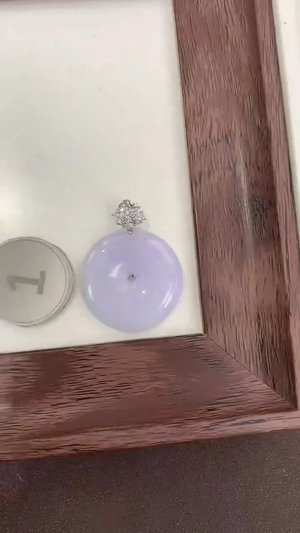 颈饰银S925镶嵌翡翠天然缅甸a货翡翠(多样性发其一)