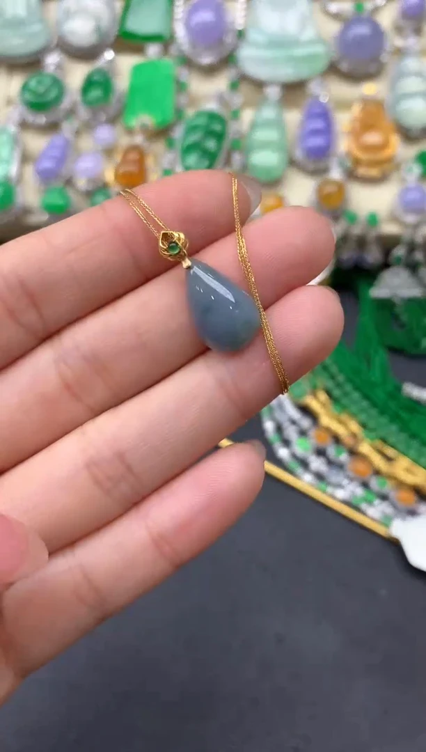 【闪购商品】翡翠颈饰18K金镶嵌270中国好珍宝