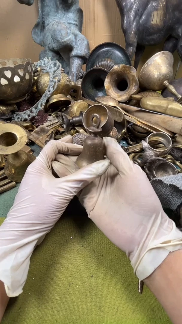 月**庄亿锦铜回流铜器摆件16