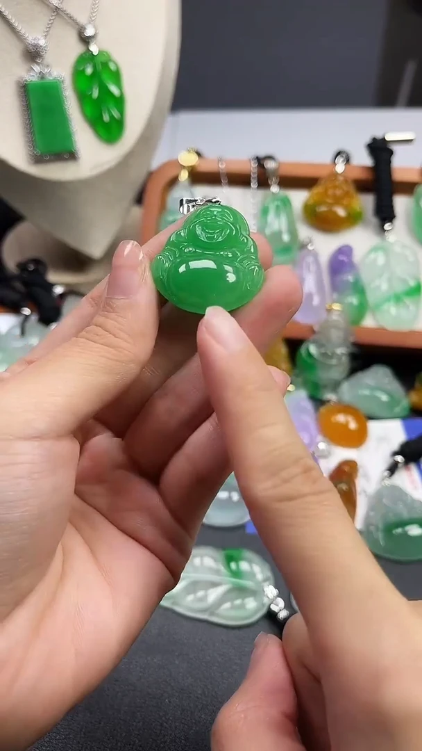 颈饰未镶嵌翡翠  所见即所得 一图一物