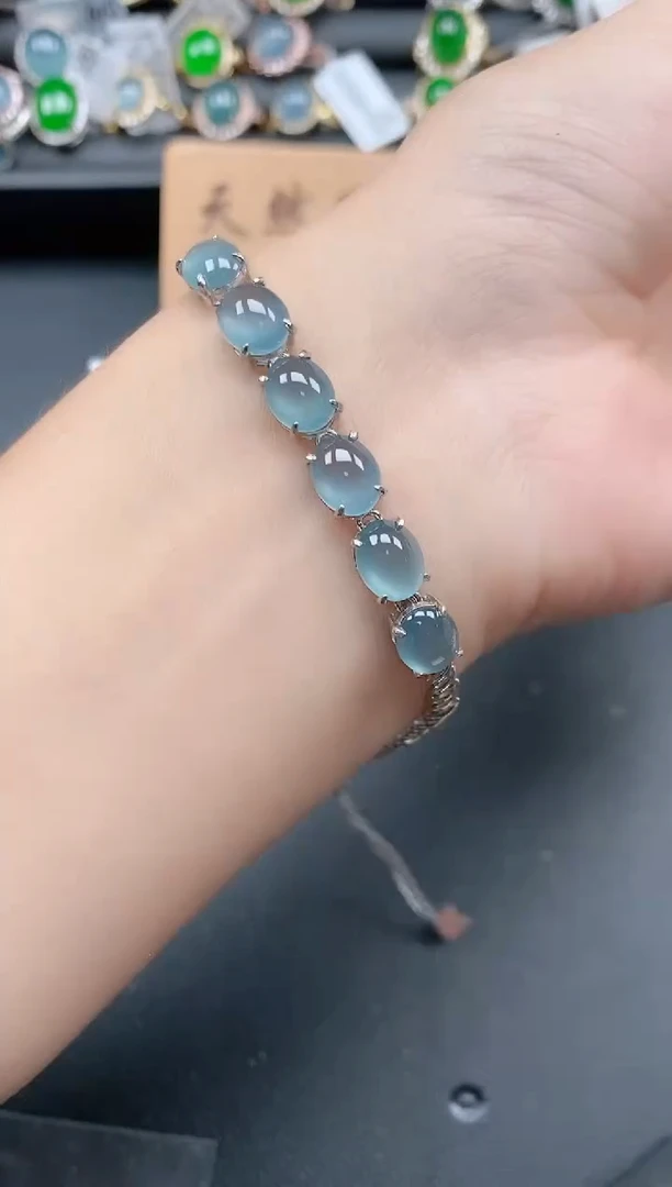银S925镶嵌戒指翡翠111