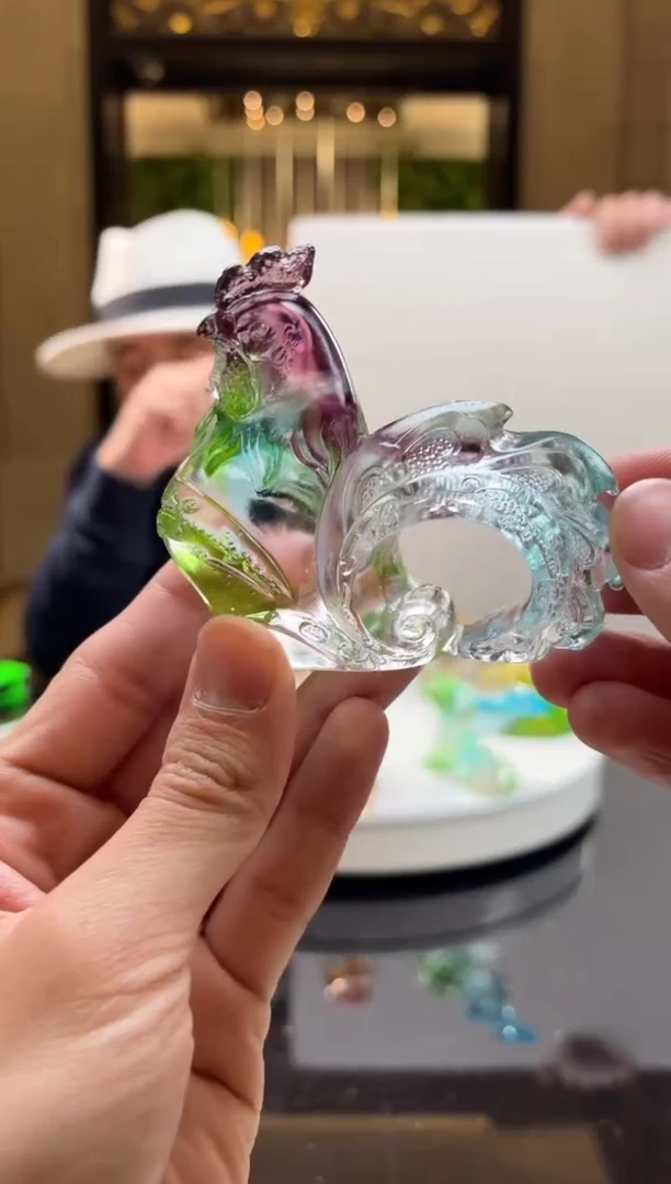 【闪购商品】摆件AJ06607玉玺鸡艺术摆件