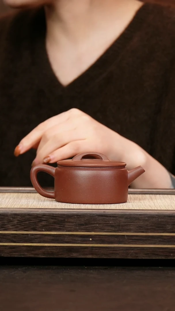 茶壶紫砂原矿云根料 明式汉瓦150cc