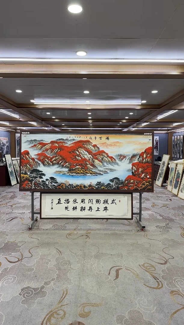 绘画绘画xc刘雪红-八尺-国画