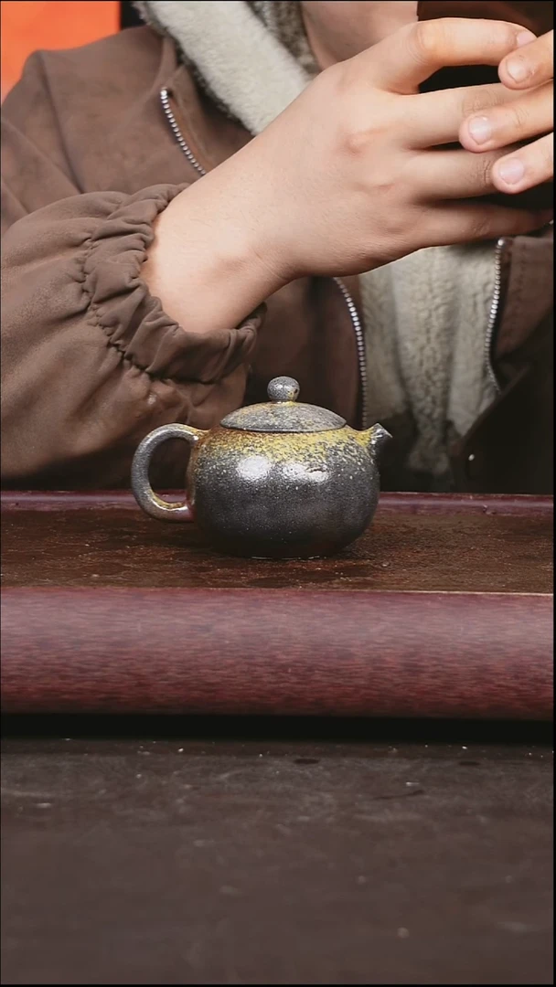 茶壶紫砂柴烧 西施