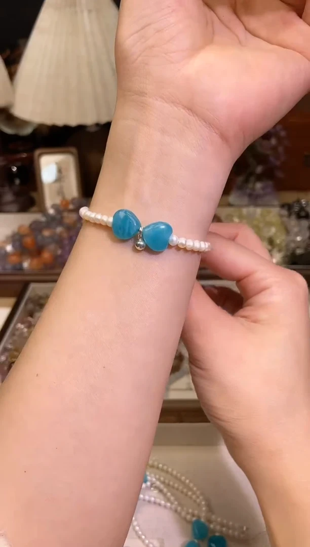 【闪购商品】天河石手链银S925镶嵌473