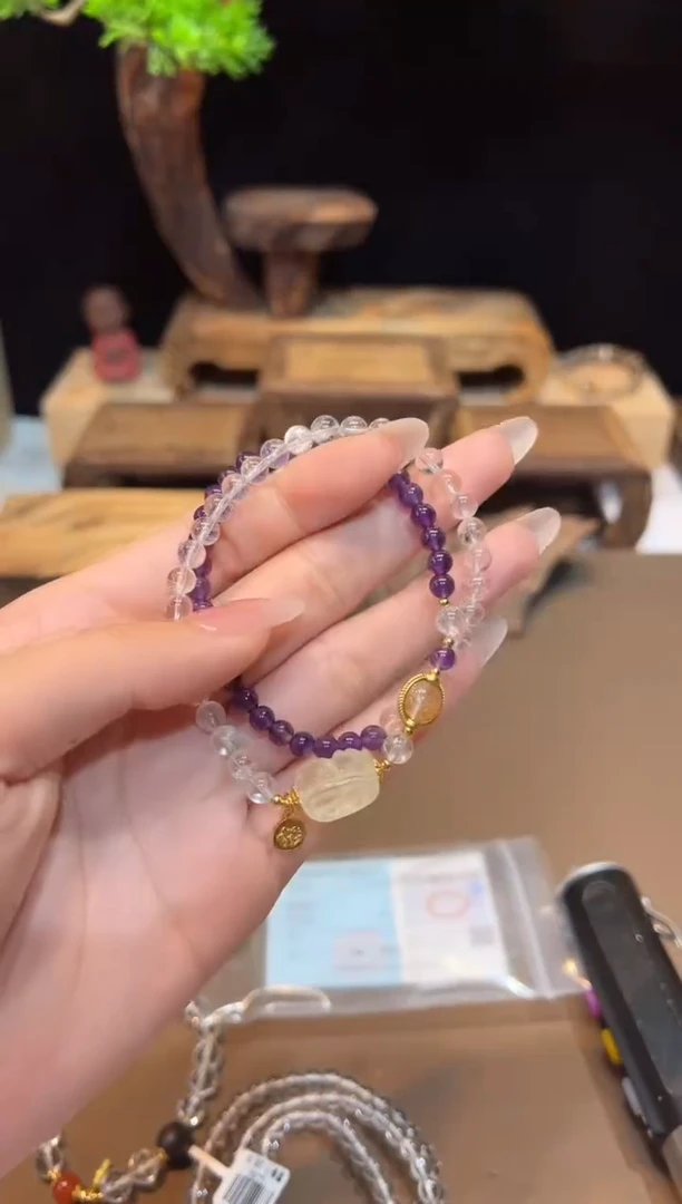 【闪购商品】水晶手链未镶嵌手饰@@F4640