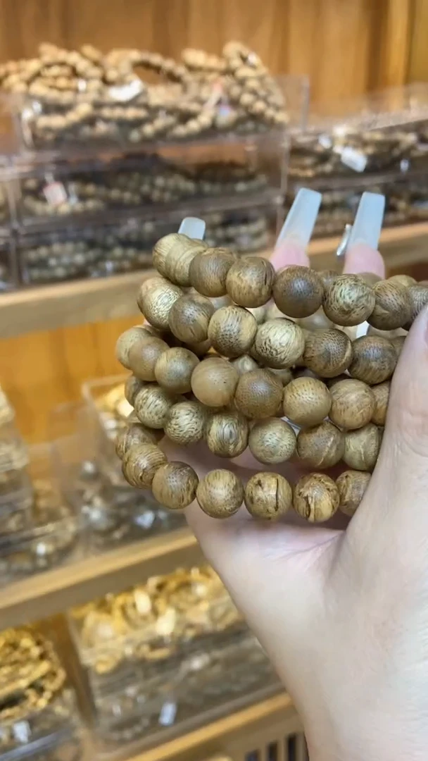 手串沉香文莱圆珠单圈1.1留疤多样性发其一