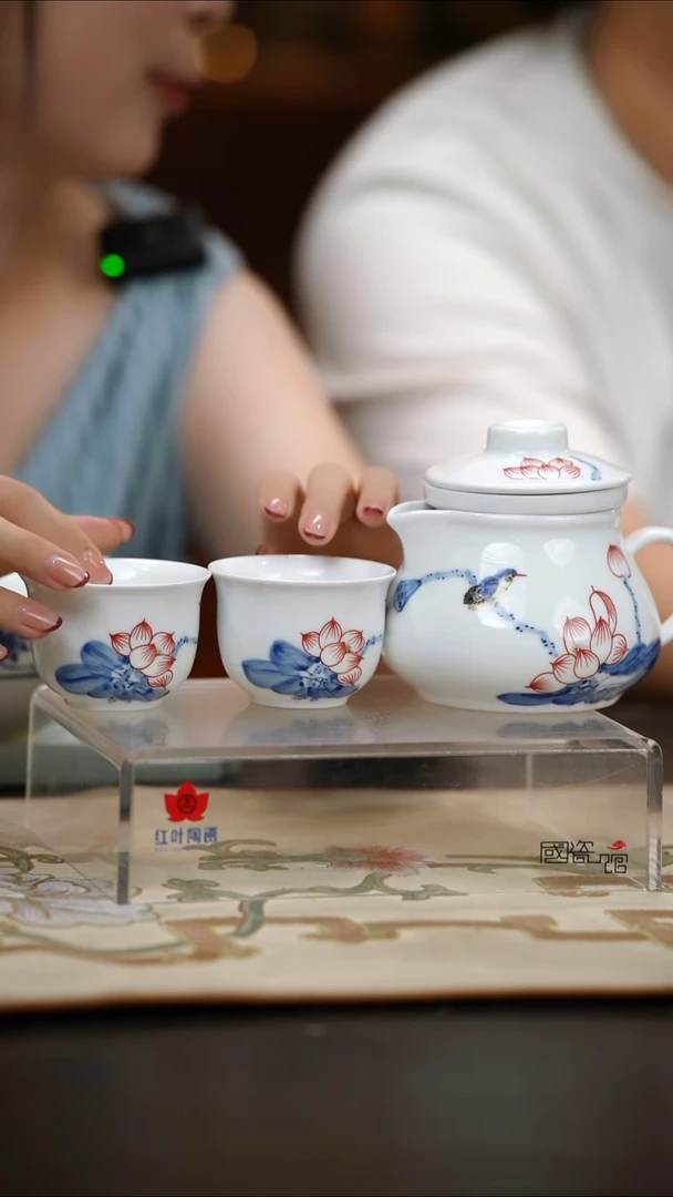 3头随手泡荷趣茶具
