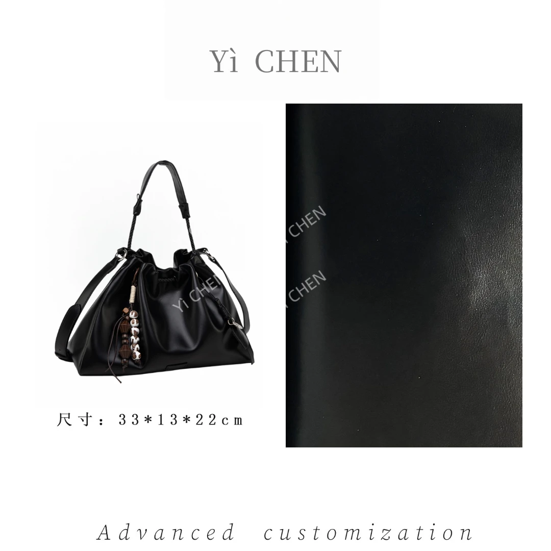 【Yì CHEN】QYX-9757-1-黑色简约时尚女士新款轻奢单肩斜跨包
