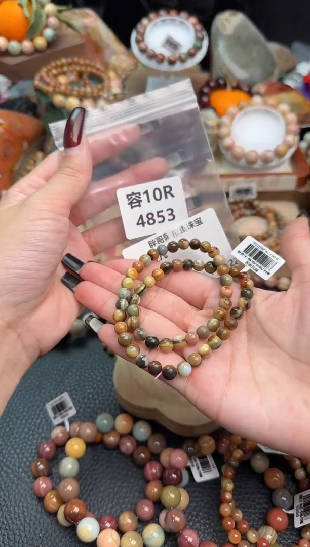 【闪购商品】石英质玉手链未镶嵌10R4853