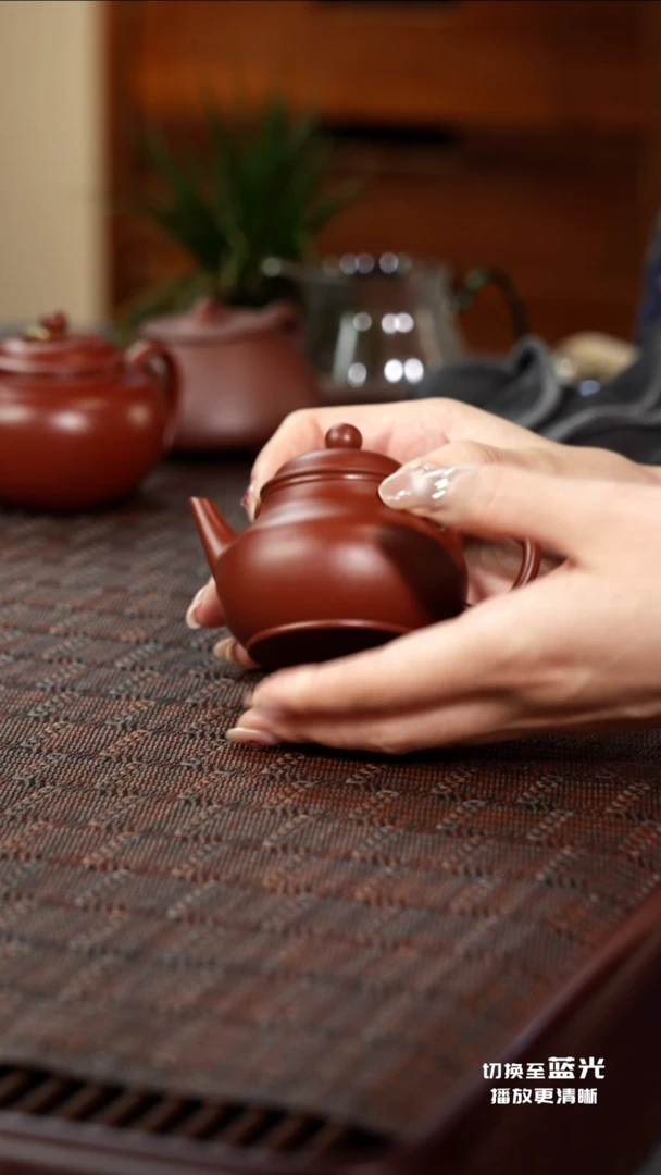 茶壶紫砂潘壶·礼-朱泥-100cc