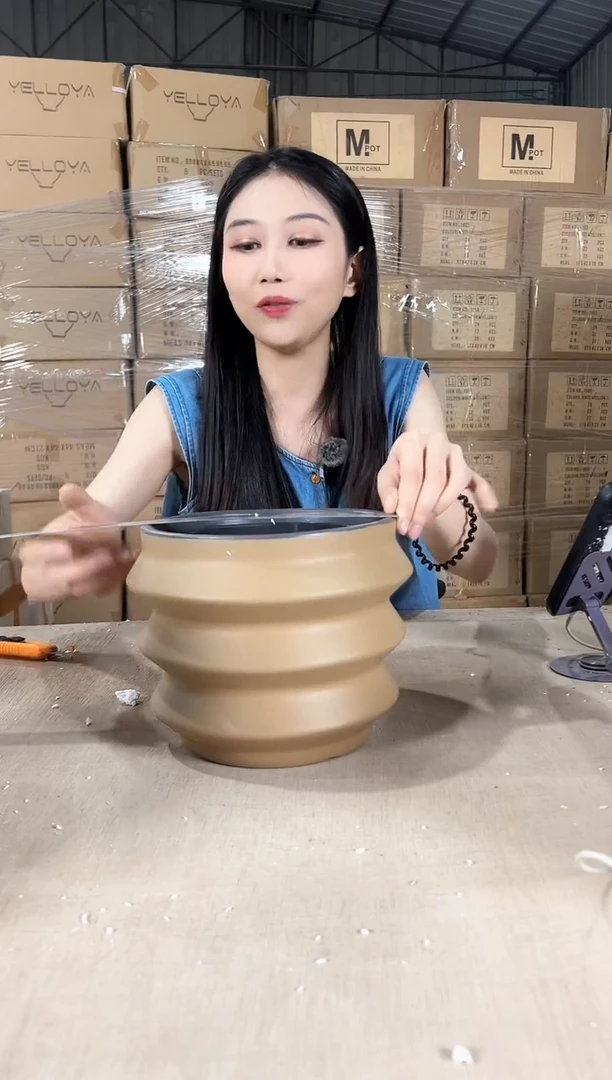 肚肚盆棕色大号20x18