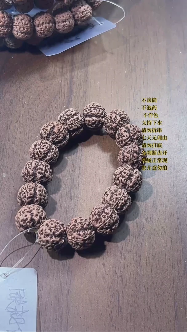 手串金刚菩提꧁****꧂古龙铁子双龙20