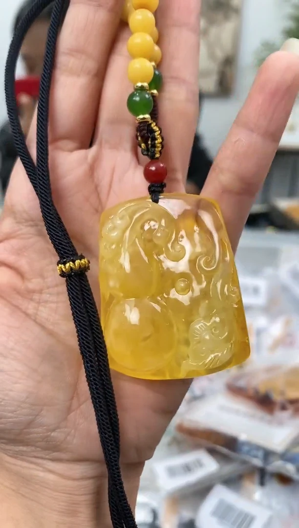 【闪购商品】蜜蜡裸石未镶嵌天然琥珀蜜蜡葫芦