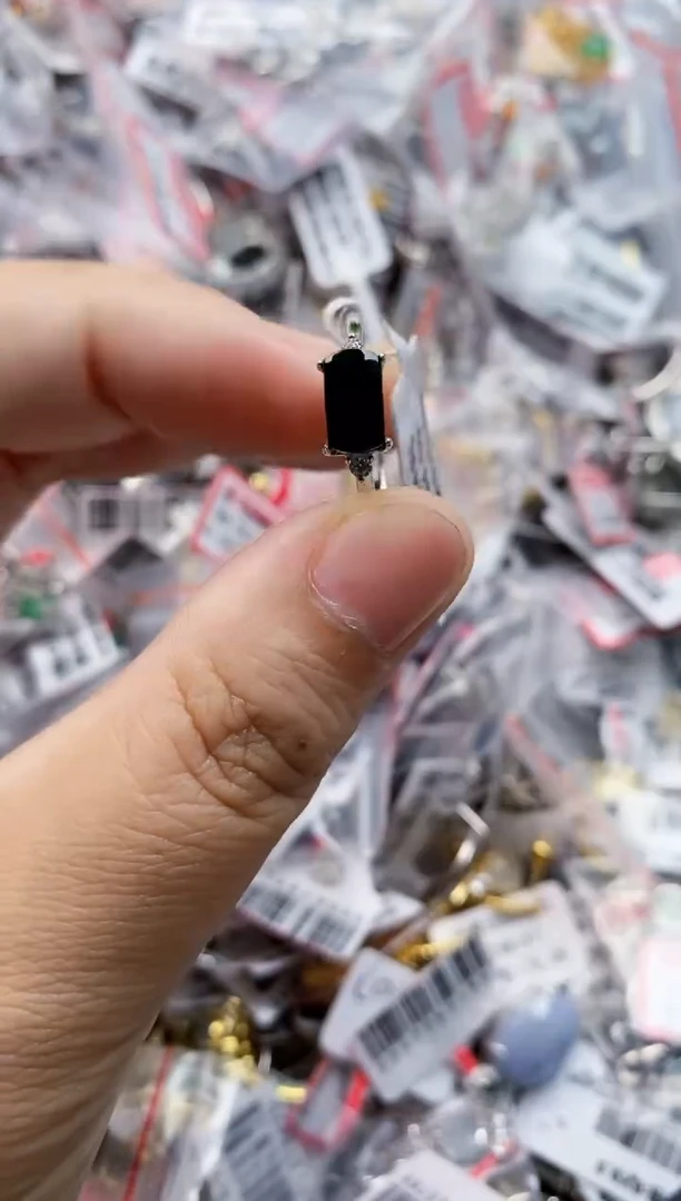 翡翠戒指银S925镶嵌8888    1