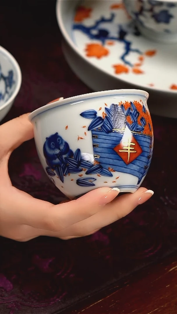团窑新品有余粮缸杯