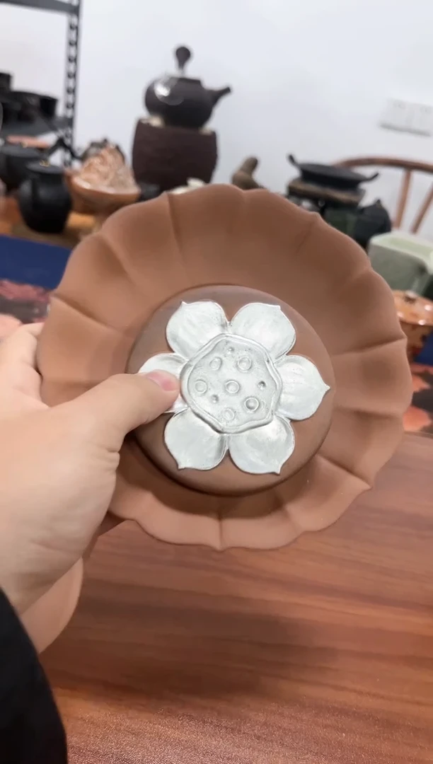 【闪购商品】黄色莲花壶承（孤品）