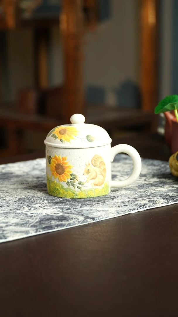 茶杯紫砂60号宜兴紫砂原矿作品