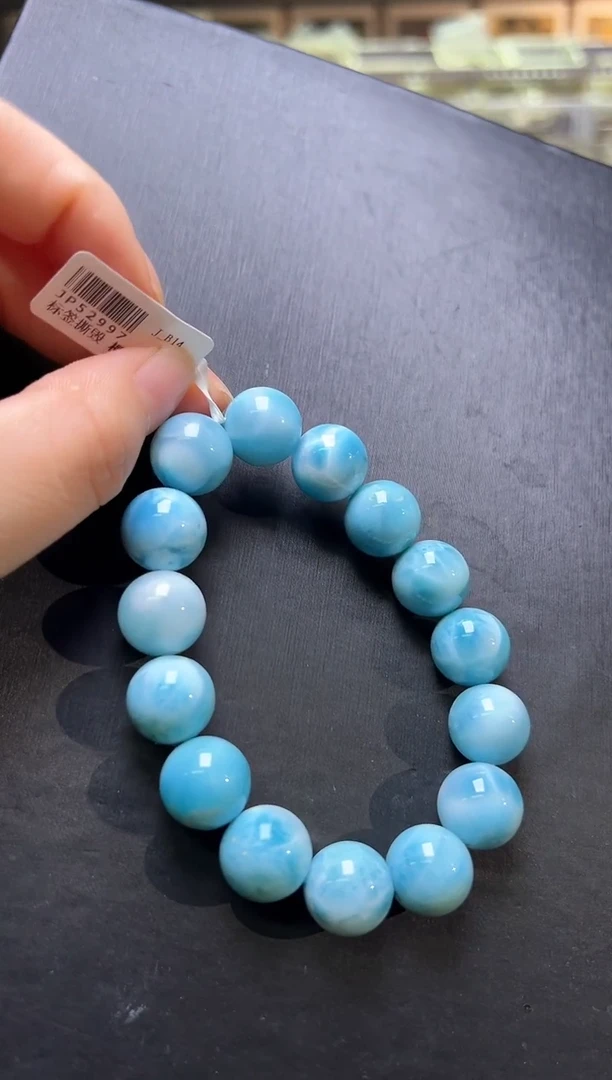 未镶嵌针钠钙石（海纹石）手串海纹石手串15mm+ JP52997