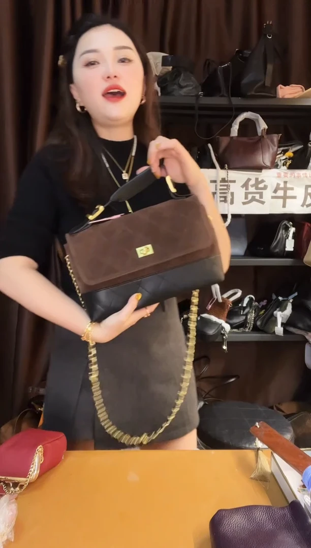 牛皮（革）高端订制时尚百搭女士手提斜跨包