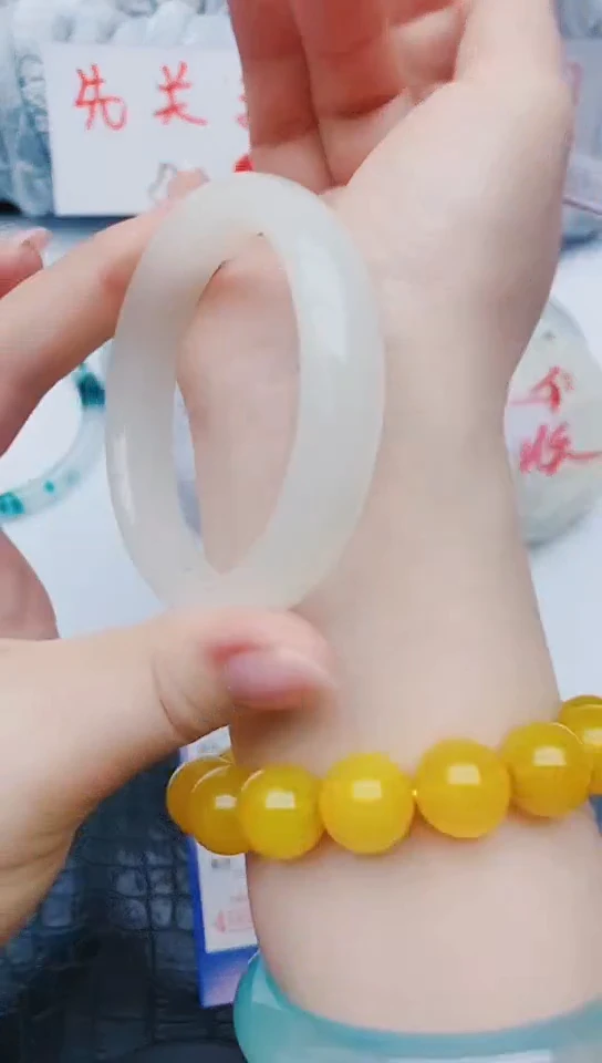 未镶嵌手镯石英质玉z203+56-57