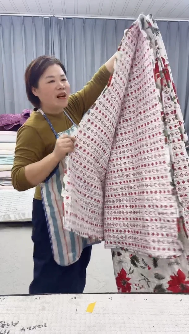 棉2.2*2.4圣诞水洗棉