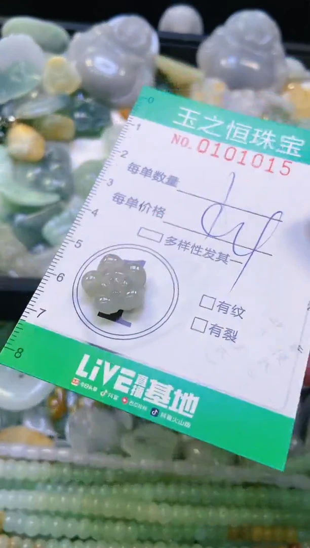 翡翠未镶嵌颈饰闪购0101015