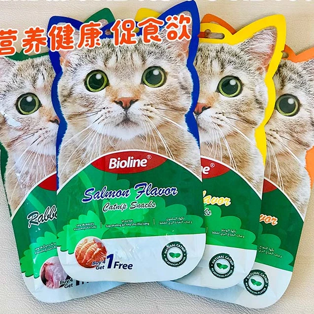 Bioline斑斓薄荷零食猫条成猫幼猫营养补水增肥功能性互动逗趣