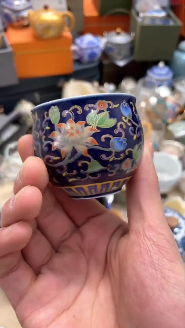 【闪购商品】@@@@@@@@@@@珐琅彩蛋杯+包