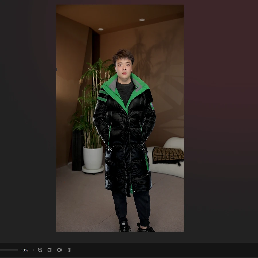 2024冬季新款韩版情侣羽绒服时尚休闲保暖免洗长款羽绒服潮流