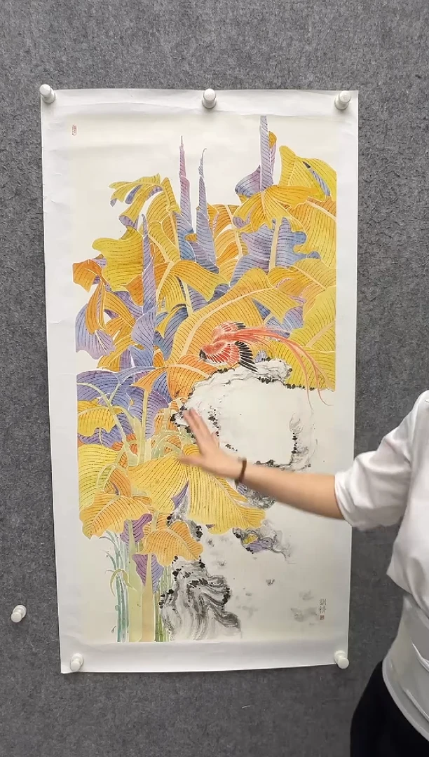 国画邹训精-8平尺-国画作品-GGyz