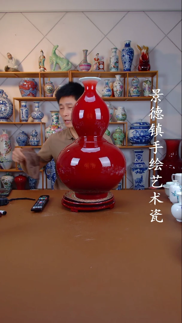 现代景德镇手工手绘陶瓷摆件72