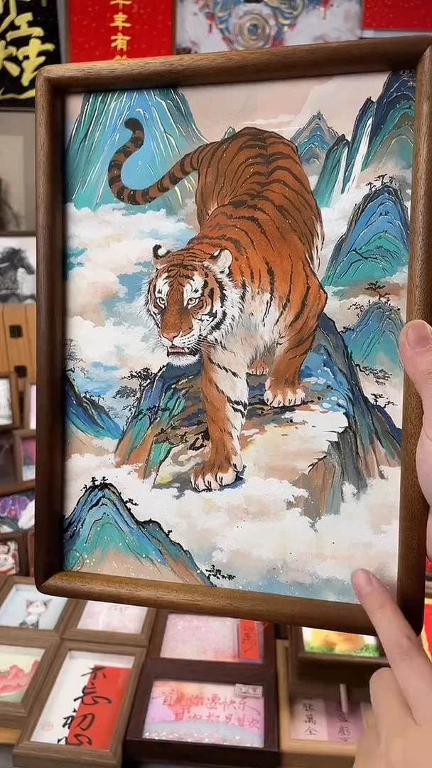 国画纯手绘 书法绘画作品